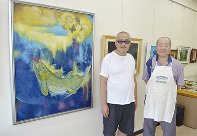 笠間出身久保田さん 同級生の画廊で個展 ９月30日まで開催中 | 栄区 