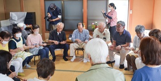 最後の「豆念仏」の様子