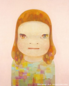 奈良美智《春少女》 ２０１２年　アクリル絵具、カンヴァス　２２７．０ × １８２．０ cm　横浜美術館蔵　©YoshitomoNara