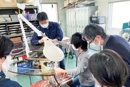 区内15社で作業体験