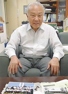 都筑区遺族会・横浜市遺族会の会長を務める皆川健一さん。「私たちは戦争の悲惨さを伝え、今の平和をかみしめる必要がある」と話す。