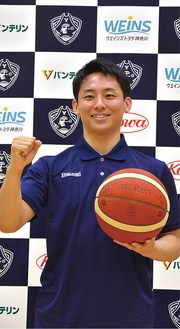 NBA挑戦へ向けた記者会見で五輪への意気込みも語った河村選手＝7月9日