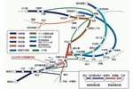 直通により広がる鉄道ネットワーク（西武線は直通運転なし）