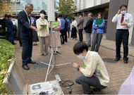 職員、給電操作を学ぶ