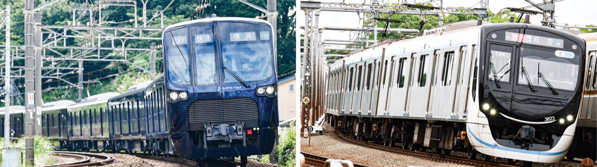 来年３月開業新横浜線 運行を前に習熟運転開始 相鉄線内に東急車両も