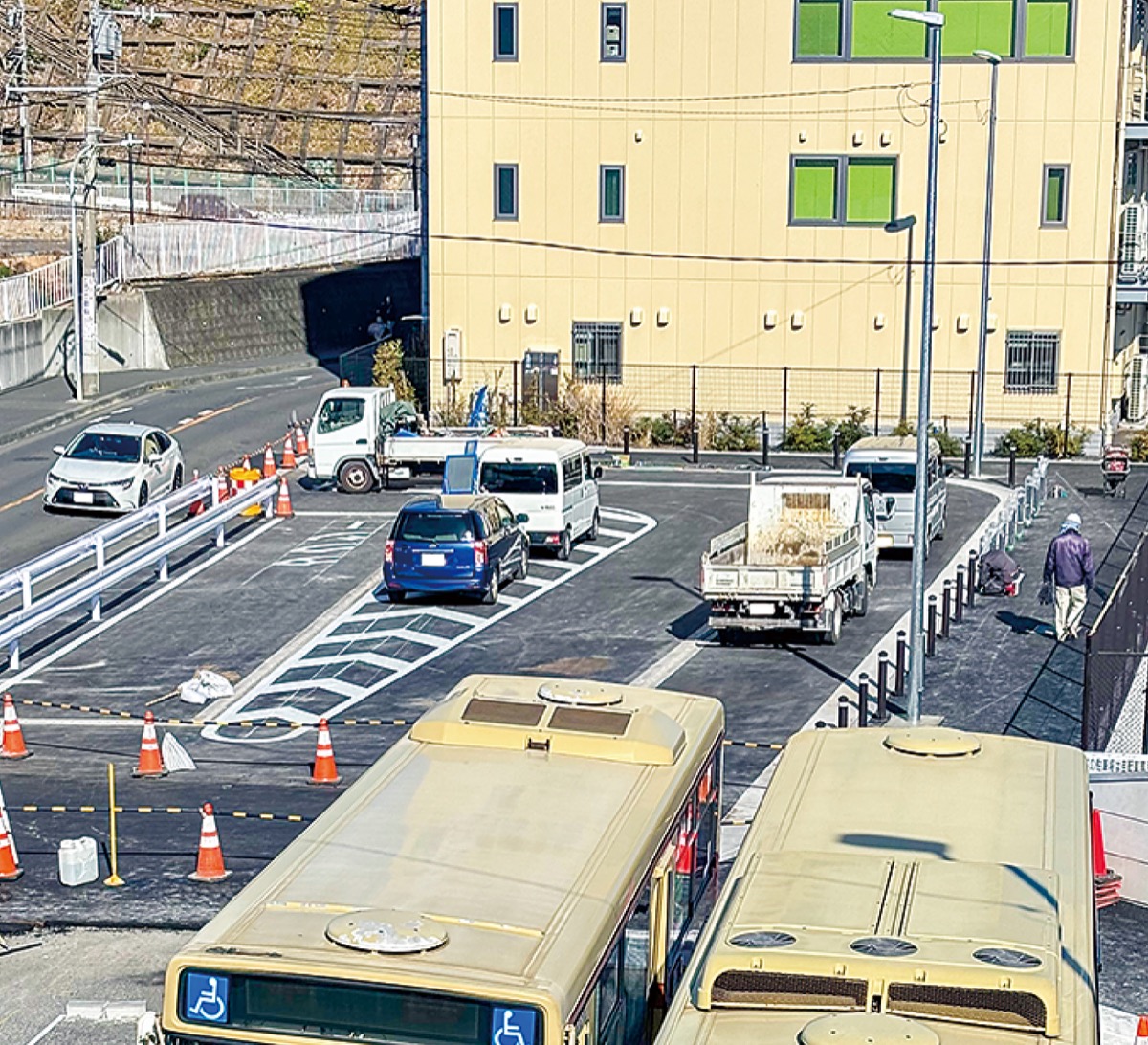 戸塚第２バスセンター 拡幅地の整備完了 渋滞緩和を期待 | 泉区 | タウンニュース