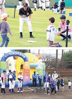 中学生たちも楽しみながらイベントをサポート