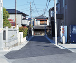 狭あい道路の拡張も完了