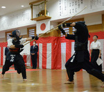 なぎなたと剣道による異種対抗戦