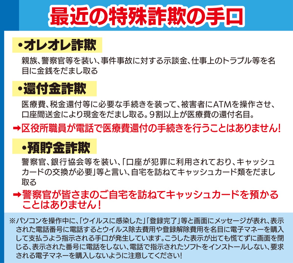 94 が60歳以上の被害 特殊詐欺 県下で減少も 金沢区は増加 金沢区 磯子区 タウンニュース