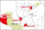 日限山・南舞岡周辺図