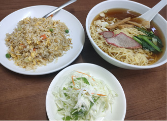 ラーメン＋半チャーハンセット