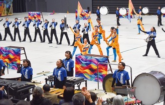 県立湘南台高吹奏楽部の演技