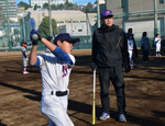 指導する武藤監督