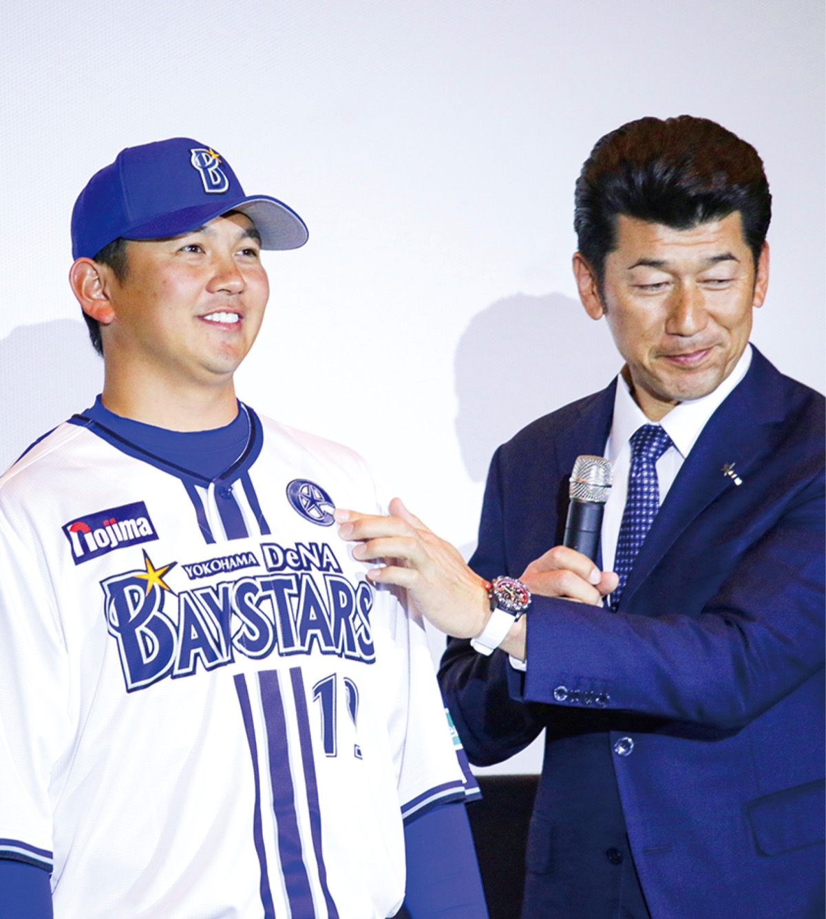 2018 横浜DeNAベイスターズ 公式選手着用キャップホーム - ウェア