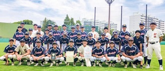 市大会で準優勝となった同チーム（提供写真）