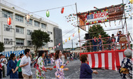 ８月３日、横浜市立常盤台小学校で｢納涼盆踊り｣
