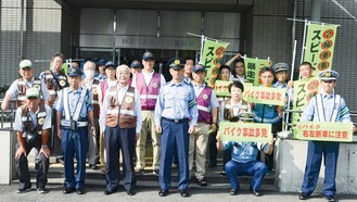 「バイクの日」に行われた活動に参加した会員