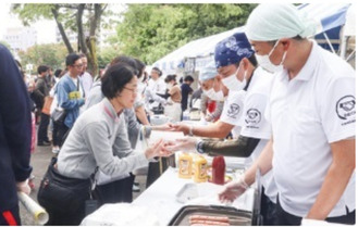 昨年の区民まつりの様子