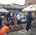 花苗の販売も盛況