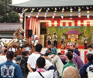 野川神明社で例大祭