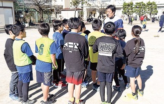 ハンドボールは小学生での競技者育成も活発