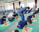 心肺蘇生法を学んだクラブ員