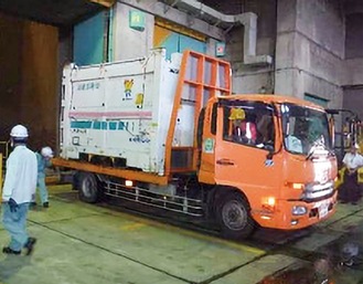 熊本地震の際にも受け入れた災害廃棄物（川崎市提供）