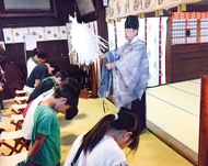 今年の探検先は｢溝口神社｣