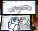 コンピュータ設計支援ツールのＣＡＤ。頭の中にＣＡＤが入っているかのように要望から機械の構想をイメージする