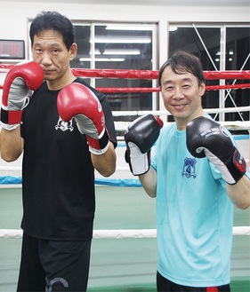 大会に向け意気込む菅原さん（左）と姫野さん