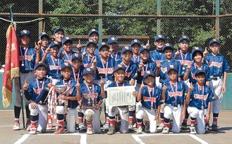 優勝した中原区選抜のメンバー＝提供