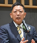 決意を見せる原市議