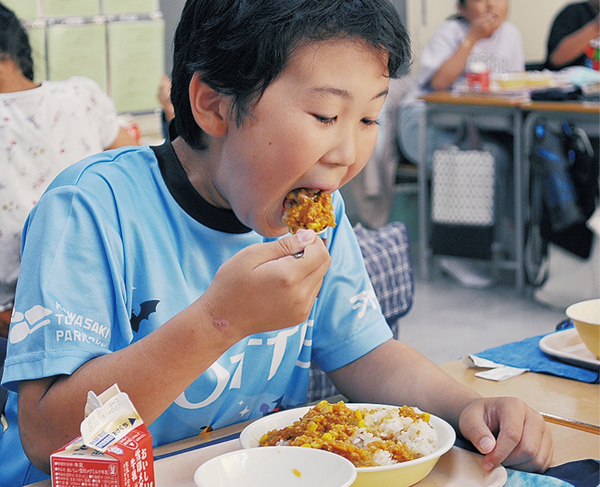 市内小・中学校 環境に優しい給食提供 大豆ミートを食材に | 中原区