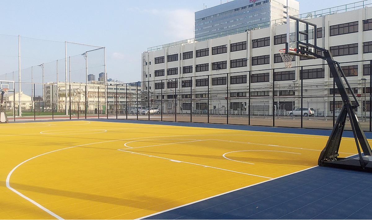 富士通川崎工場 運動施設を一般開放 バスケやテニス、陸上など | 中原区 | タウンニュース