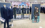 トンボ学生服と名探偵コナンによるキャンペーンも展示