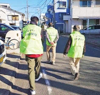 青少協がパトロール