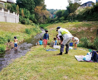 道保川での過去の活動の様子