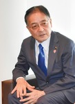 未来のビジョンを語る石阪市長