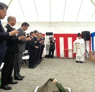 集いの場完成へ地鎮祭