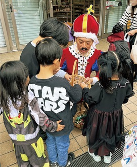 合言葉でお菓子をゲット