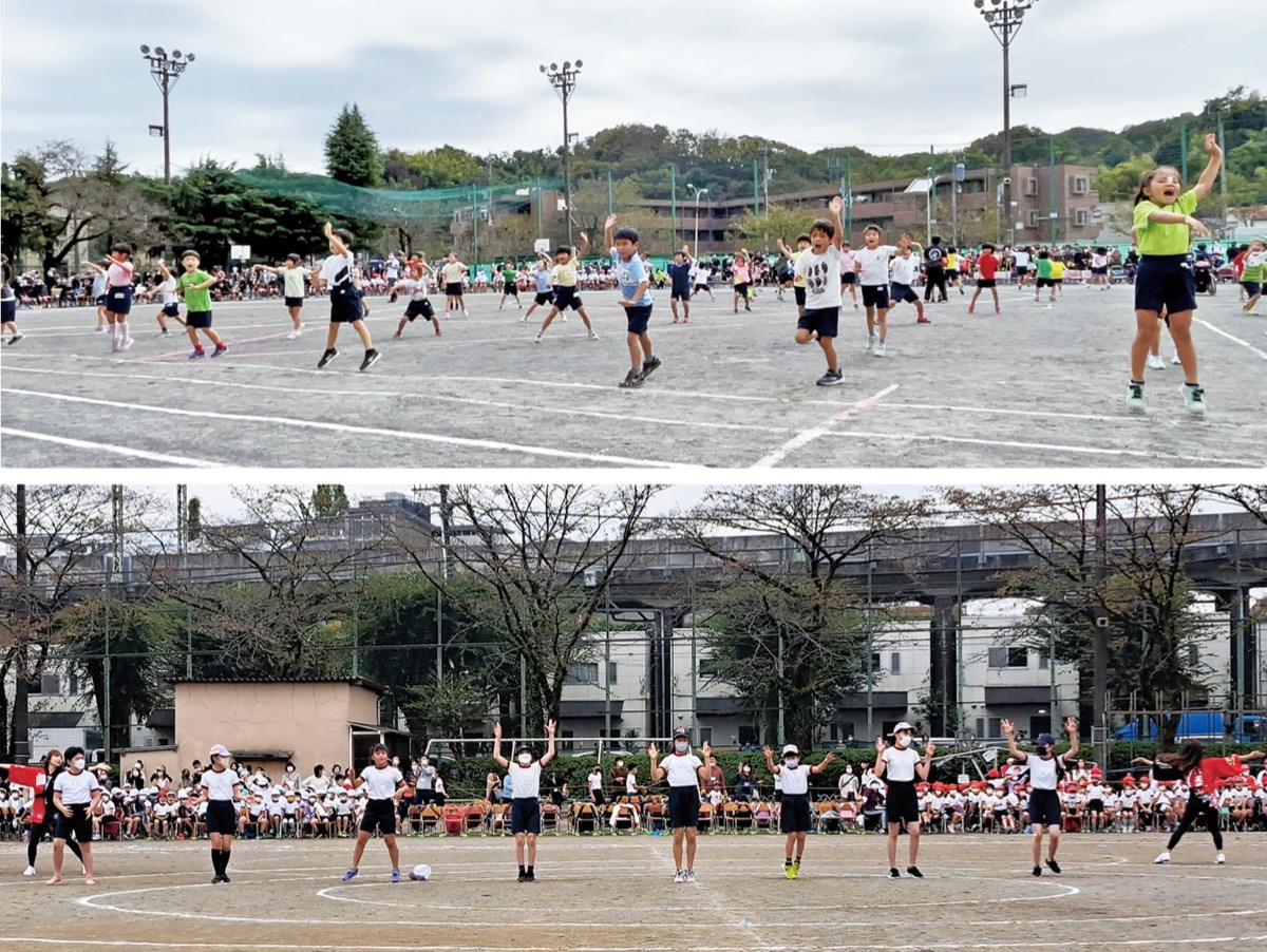 ビートレインズ ｢八王子のうた｣ 踊り指導 市内２小学校 運動会で発表 | 八王子 | タウンニュース