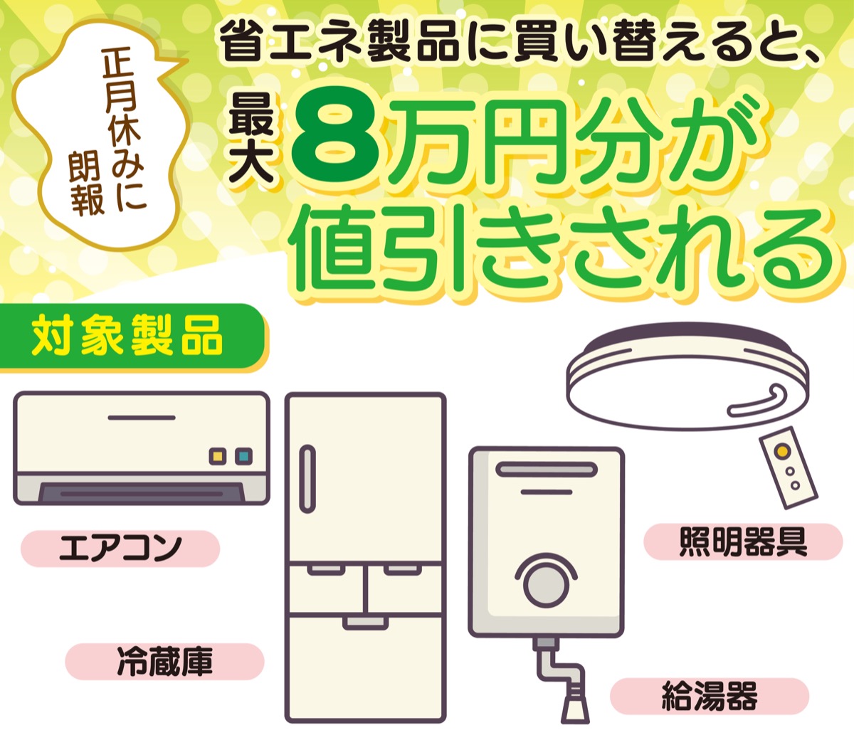 東京ゼロエミポイント 省エネ製品、最大８万円分値引き | 八王子 | タウンニュース