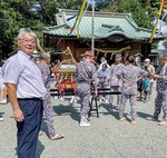 深見神社の神輿修祓