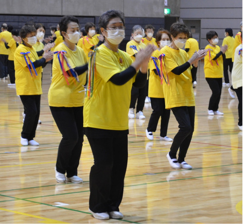 大和支部の演技の様子