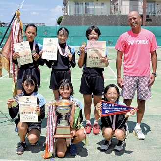 関東大会でベスト８入りした綾瀬チャレンジの選手たち