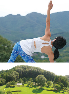 広々とした森林公園でヨガや森林浴。心身ともにリフレッシュ！