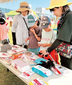 他会場で行われた防災イベントの様子