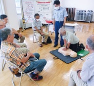 応急手当、会員ら学ぶ