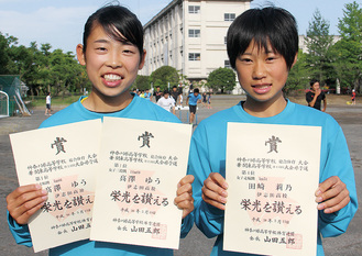 高澤さん（左）と田崎さん